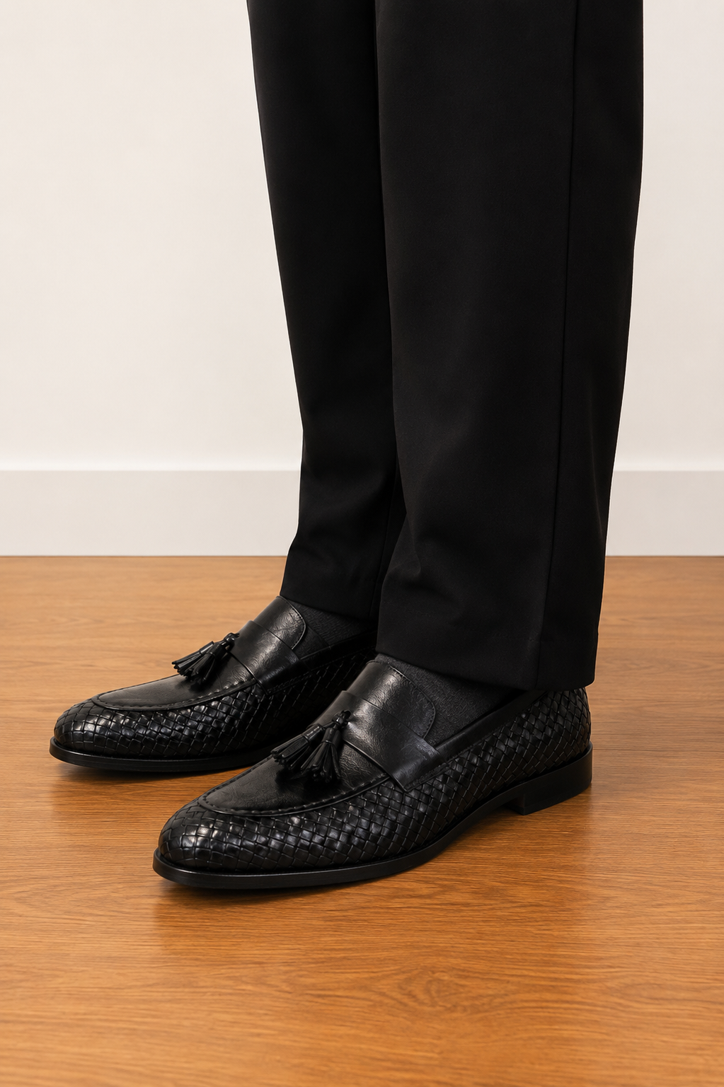 MUDIH Milano Handwoven Tassel Loafers