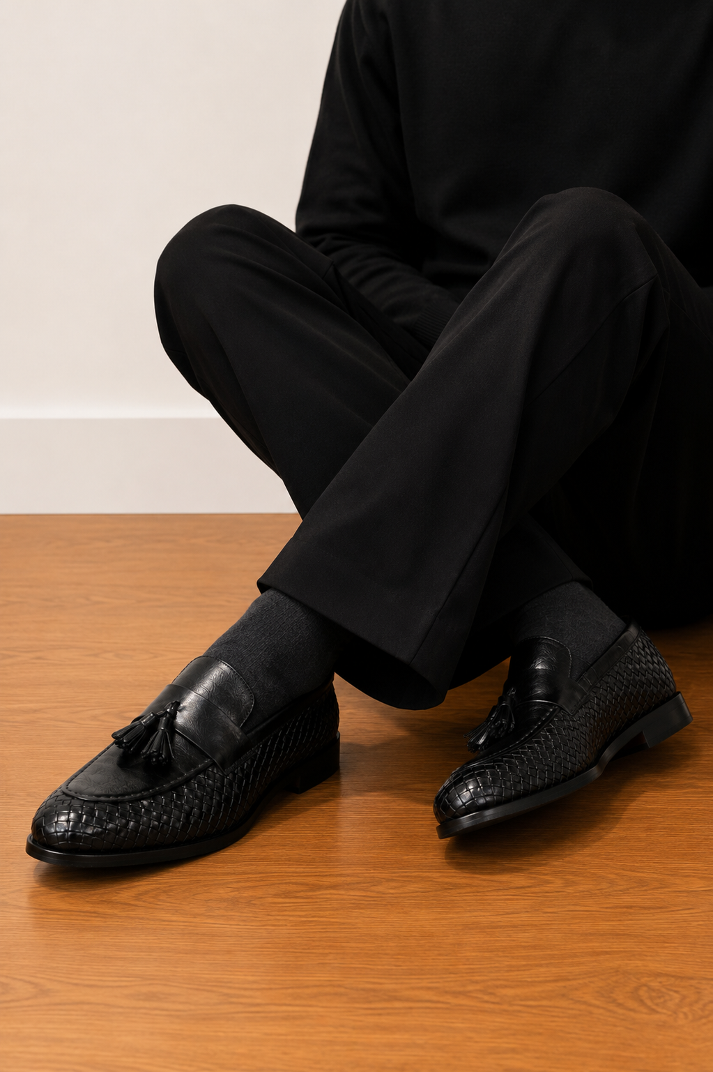 MUDIH Milano Handwoven Tassel Loafers