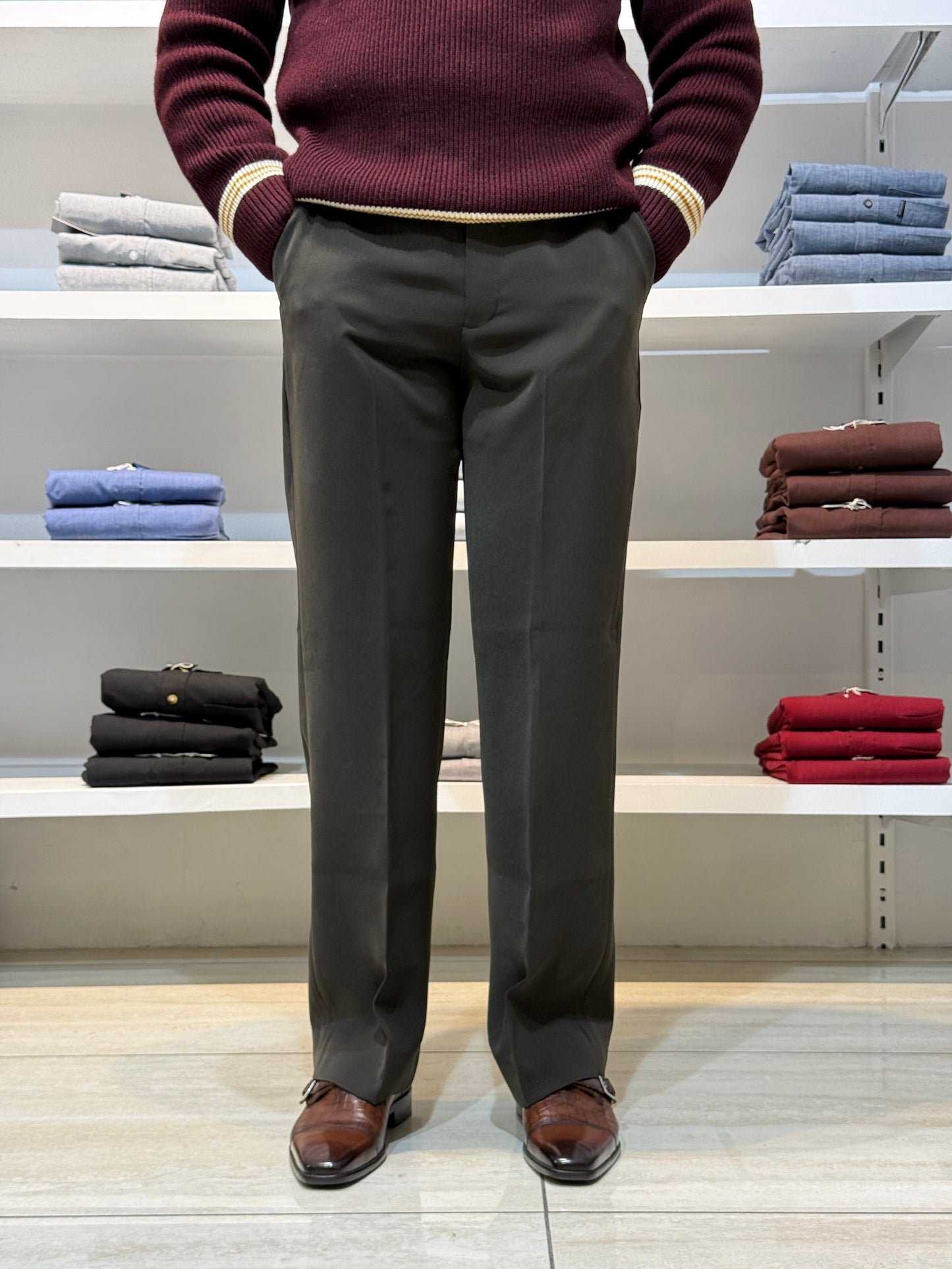 Korean Pants | Bootcut Pants | Lachka Fabric
