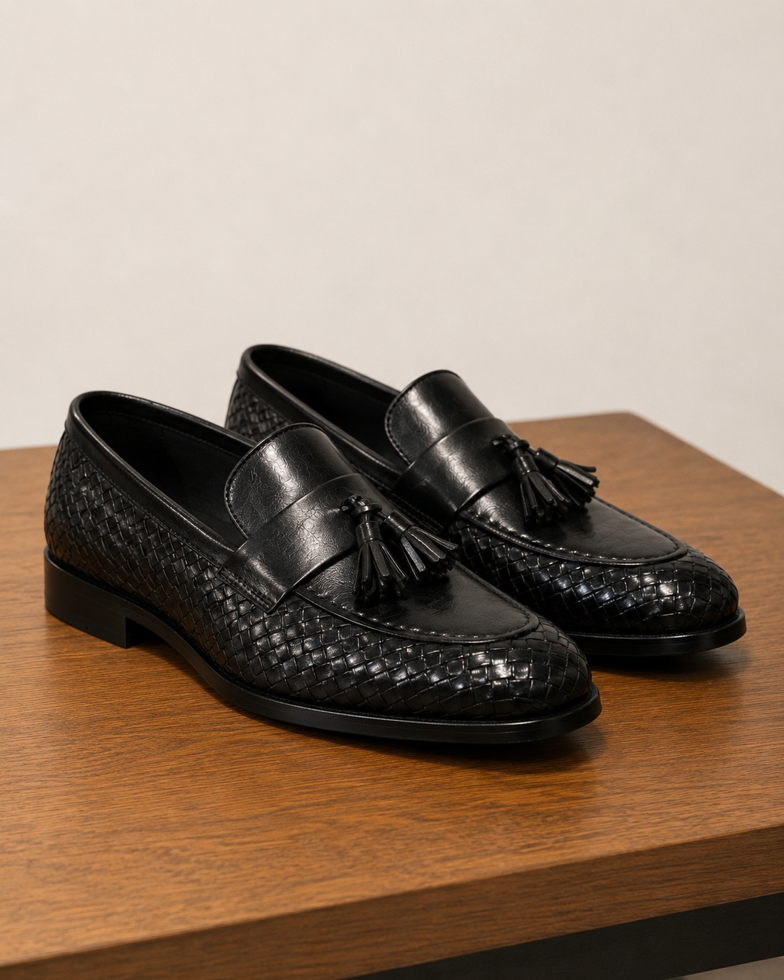MUDIH Milano Handwoven Tassel Loafers