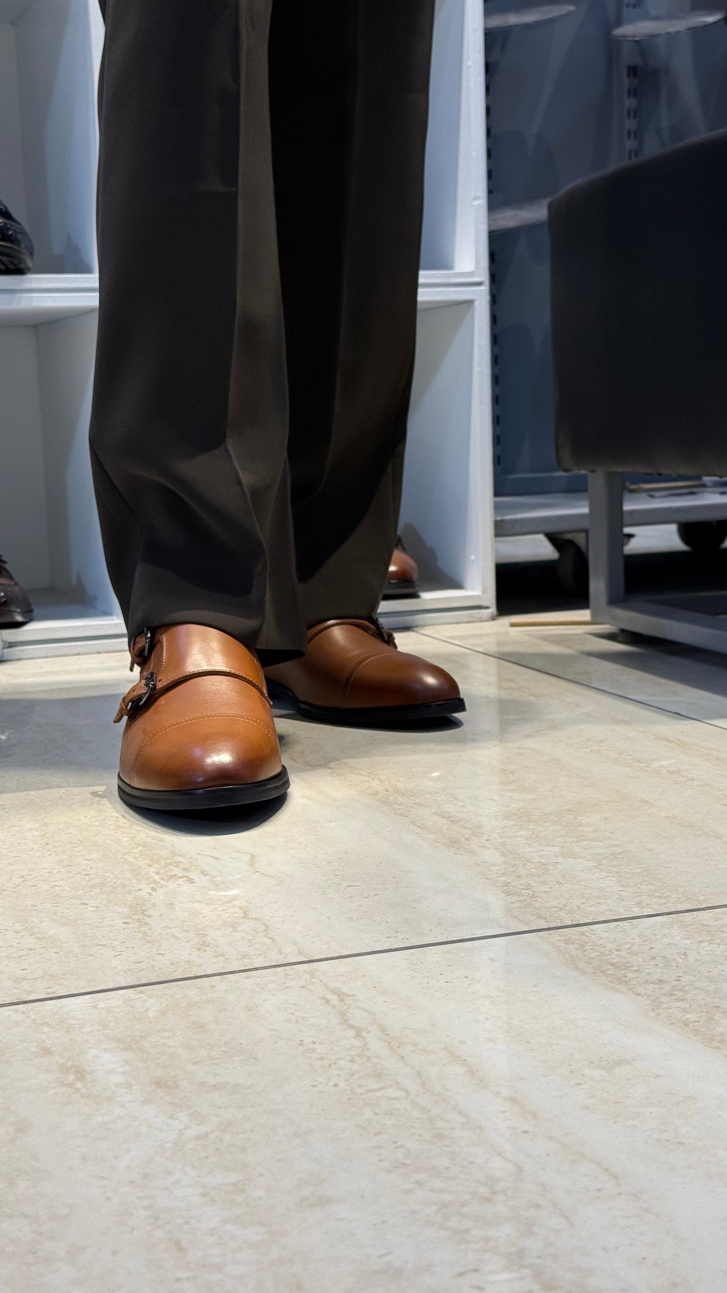 Double Monk Strap Shoes