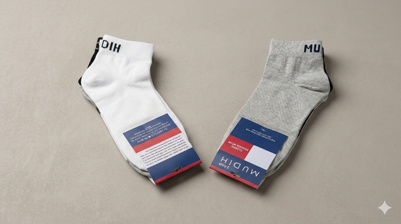 Men's Cotton Ankle Socks - Pack of 3