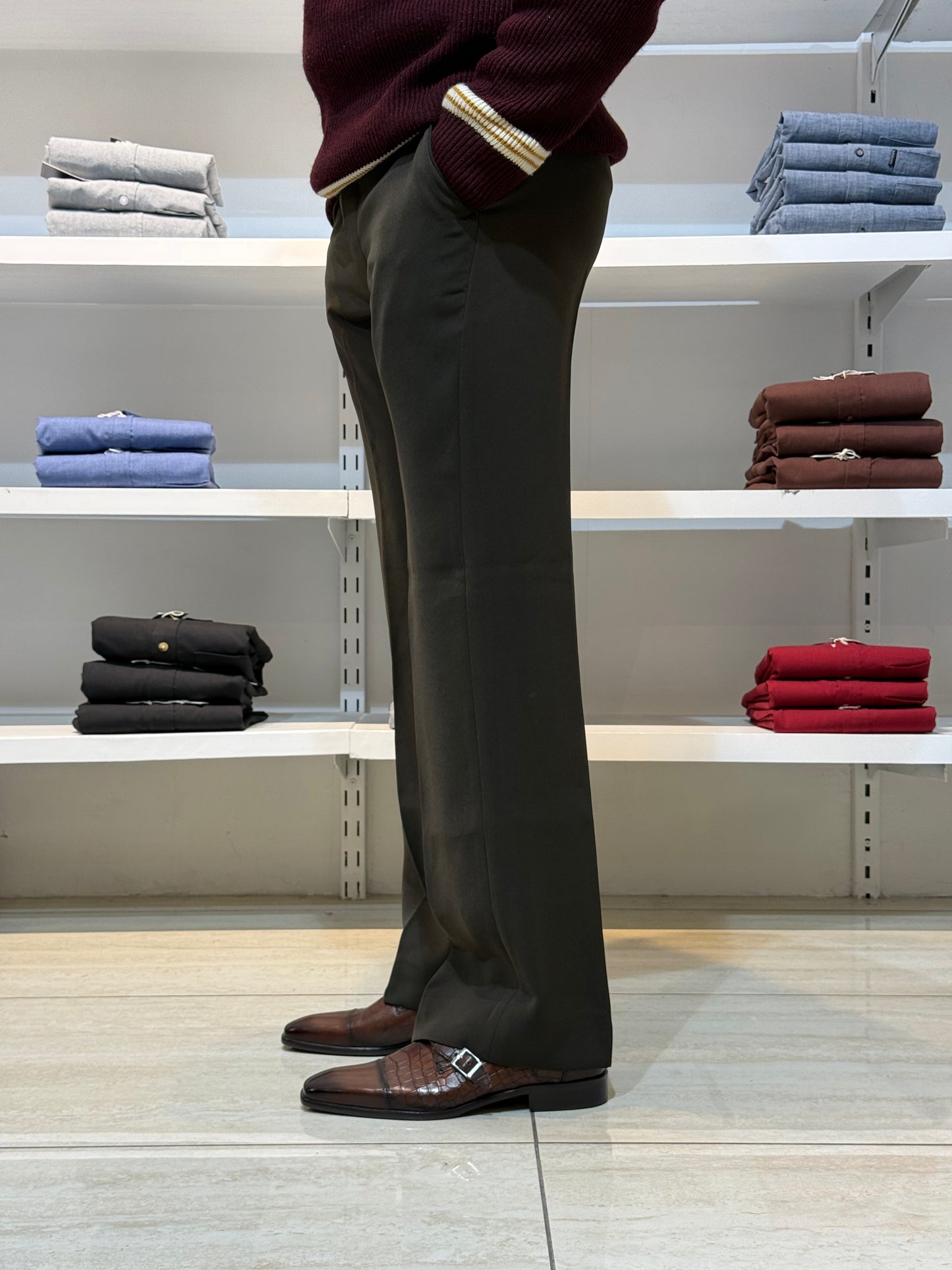 Korean Pants | Bootcut Pants | Lachka Fabric