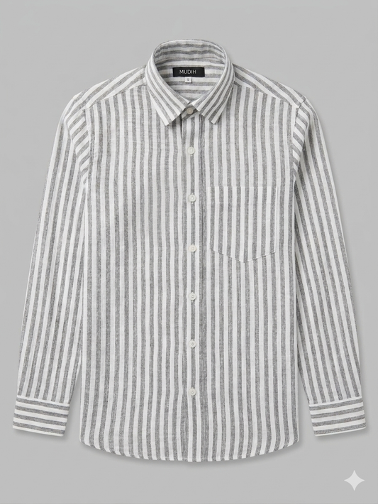 Grey Stripe Shirt