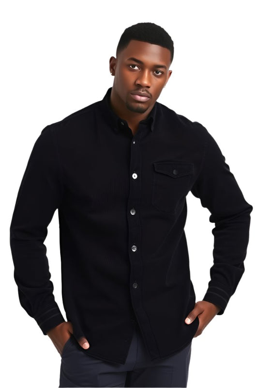 Black RFD Cotton Shirt