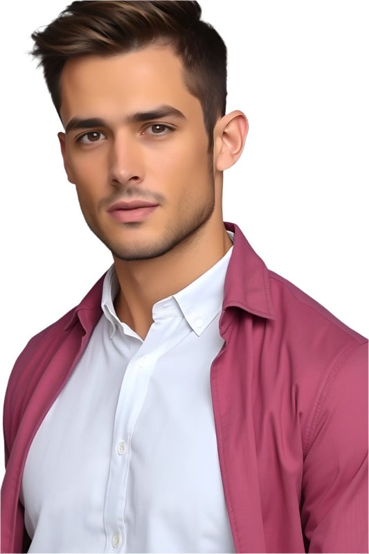 White Satin Cotton Shirt