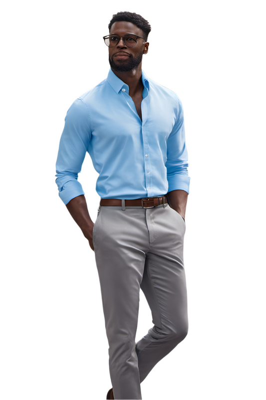 Oxford Cotton Sky Blue Shirt