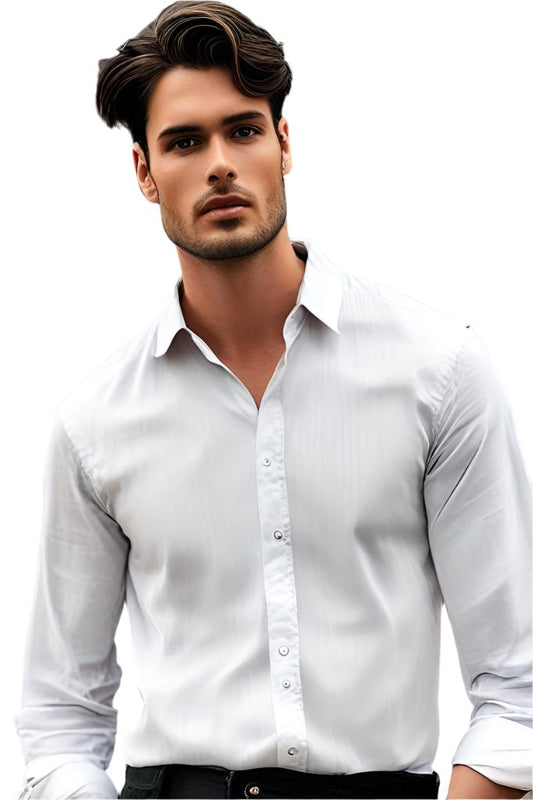 White Oxford Cotton Shirt