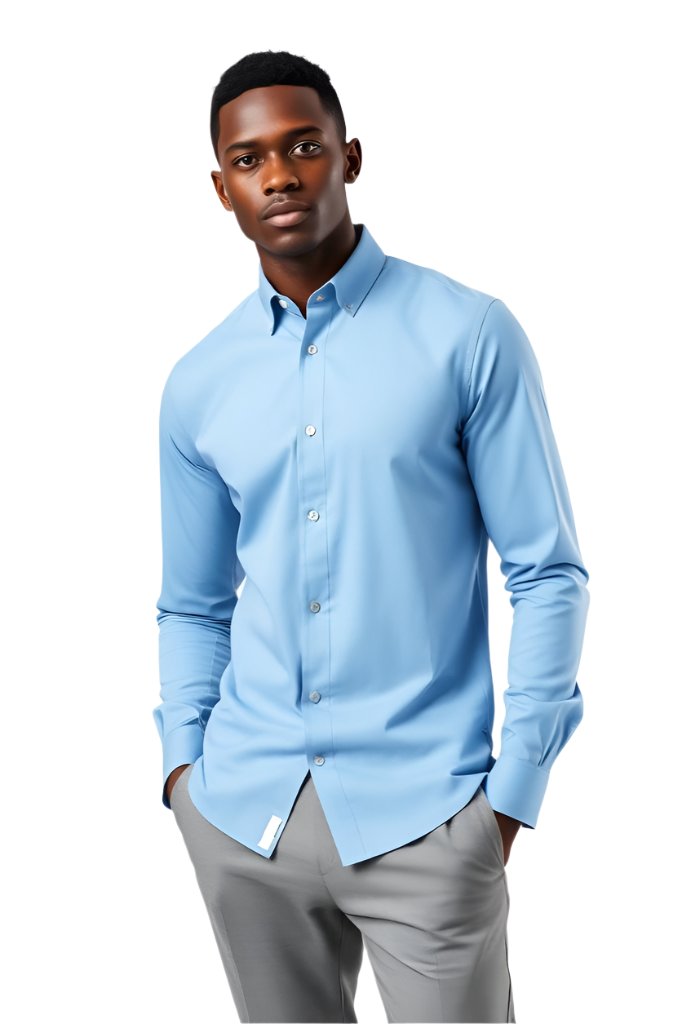 Sky Blue Oxford Cotton Shirt